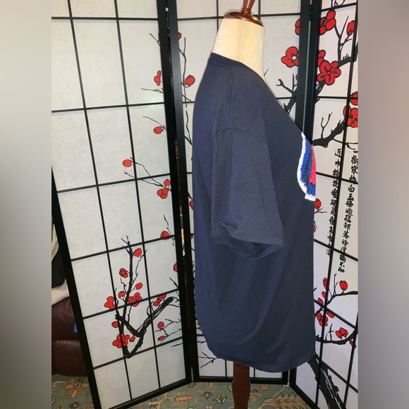 Champion Mens Size Large Navy Red White Blue C Graphic Logo Casual T Shirt - Picture 5 of 7